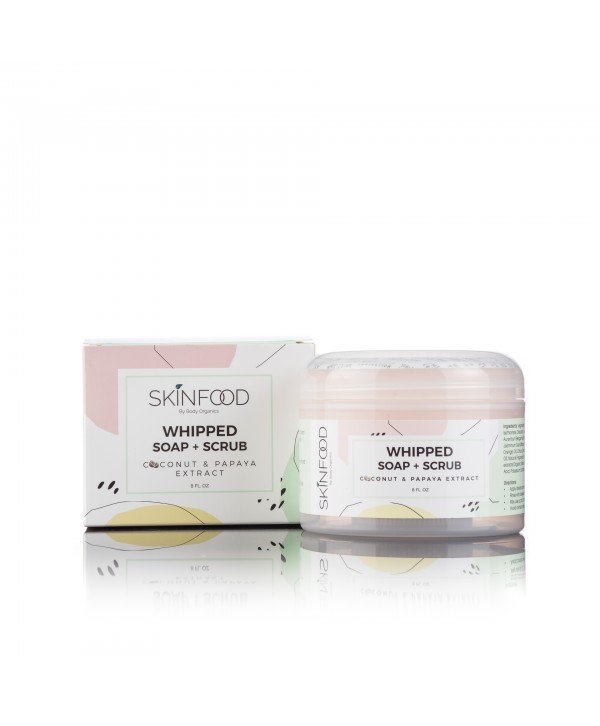 Whipped Soap + Scrub (Coconut & Papaya Extract)